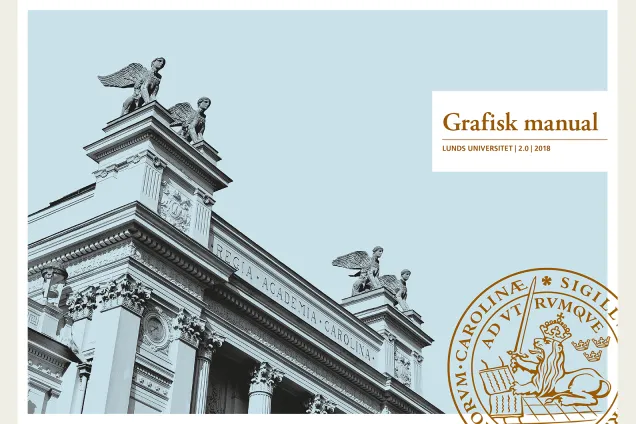 Grafisk manual, framsida.