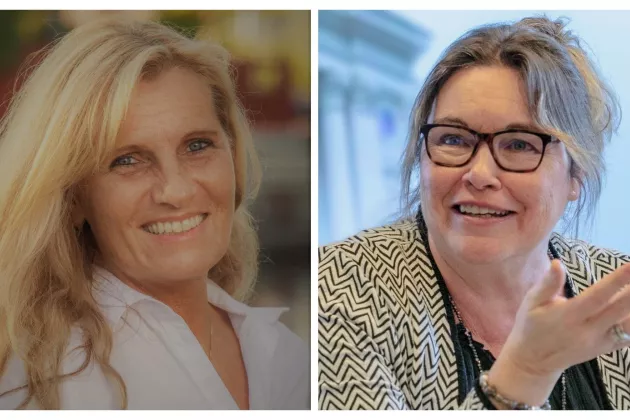 Mona Holmqvist och Katarina Mårtensson nya professor i utbildningsvetenskap.