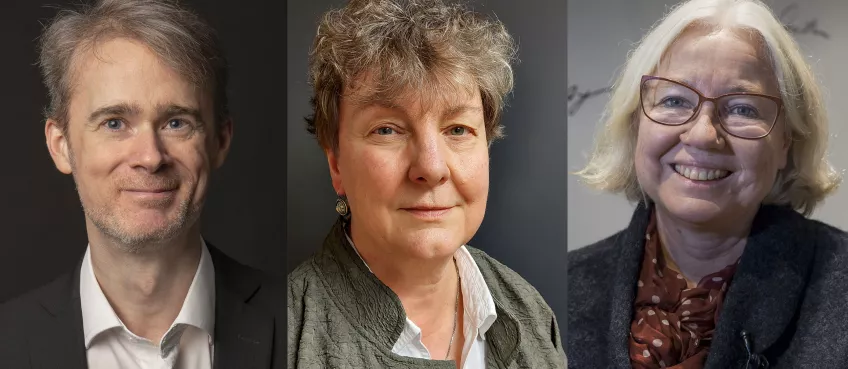 Björn Liljeqvist, Sabeth Verpoorte och Eva Lindroth är LTH:s hedersdoktorer 2024.
