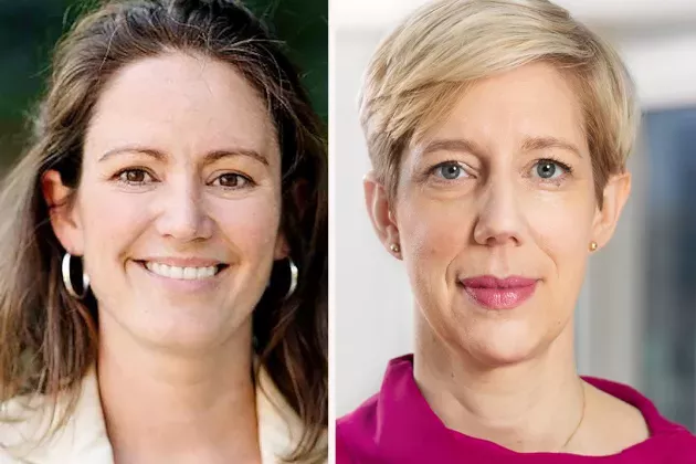 Ekonomihögskolans nya hedersdoktorer – Martha Bailey och Anna Breman.
